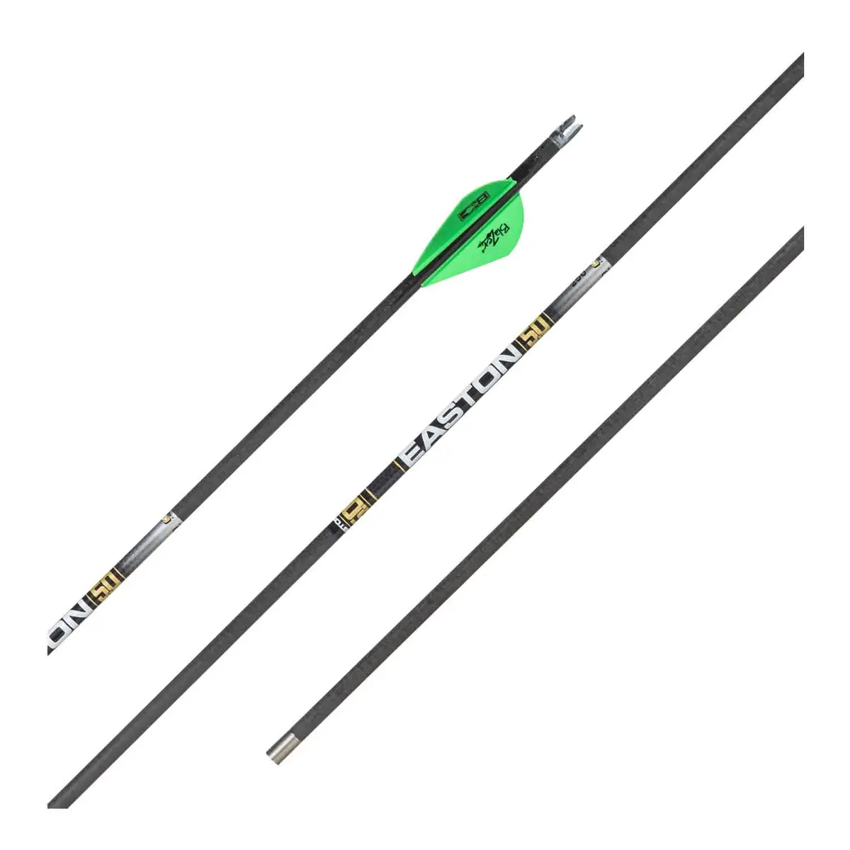 Easton 5.0 5Mm Fletched Arrows W/Halfouts 1
