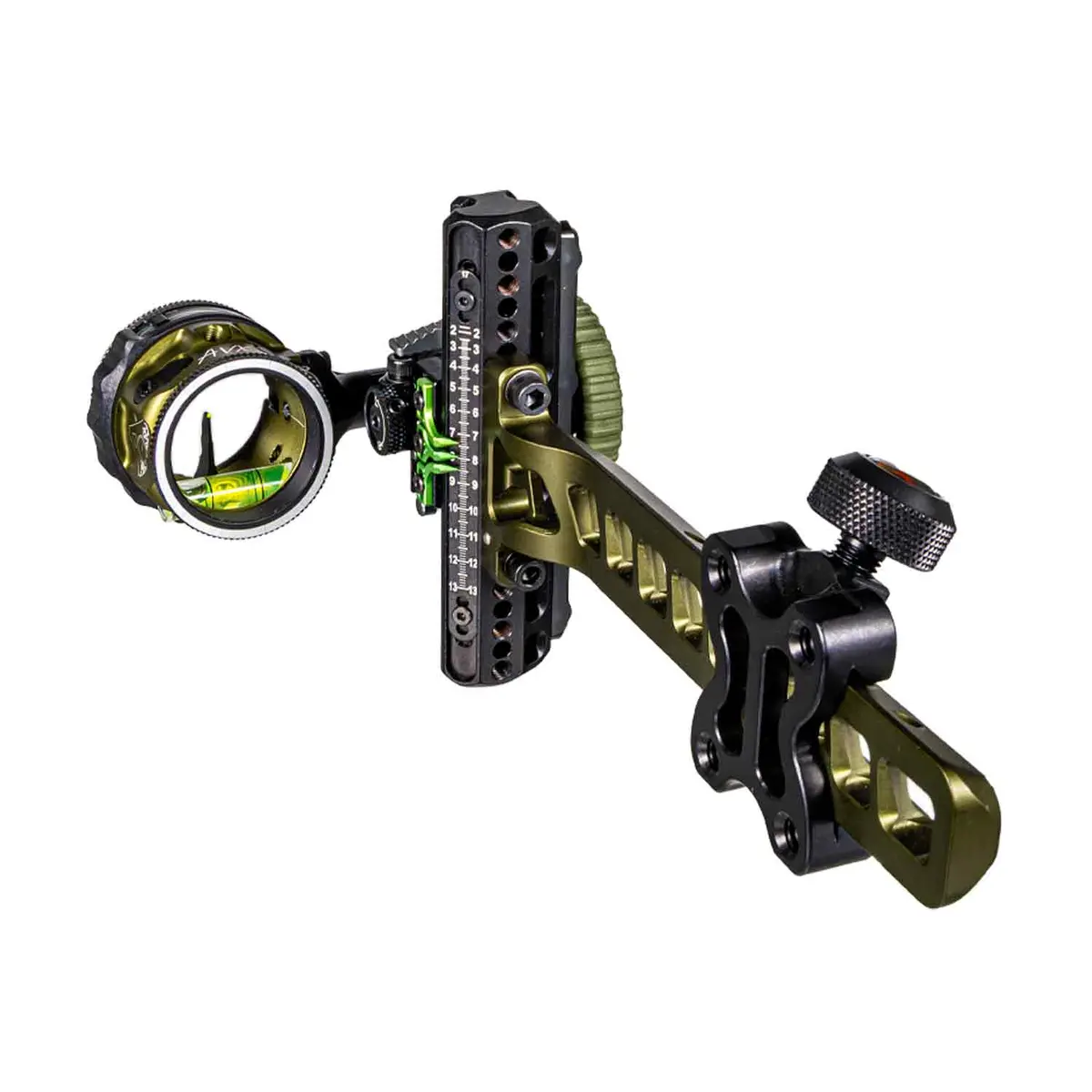 Axcel Driver Plus Dovetail Mount Archery Sight with AVX-31 Single Pin (.019" Diameter)