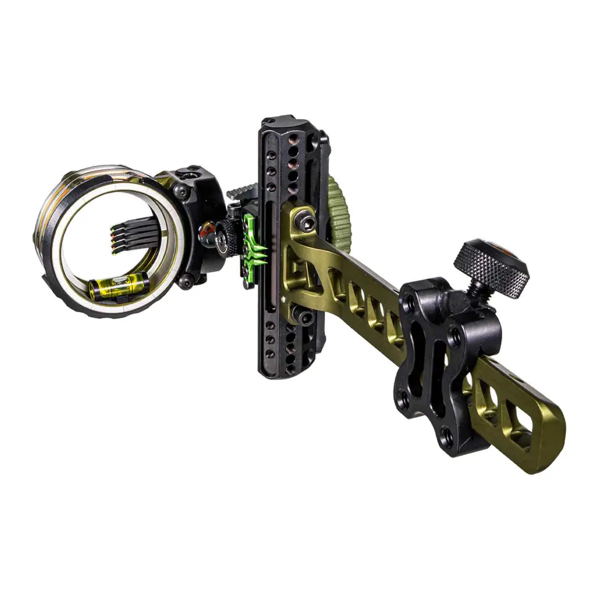 Axcel Driver Plus Dovetail Slider Sight Featuring AccuStat II Adjustment – 5-Pin Model with .019" Pin Size