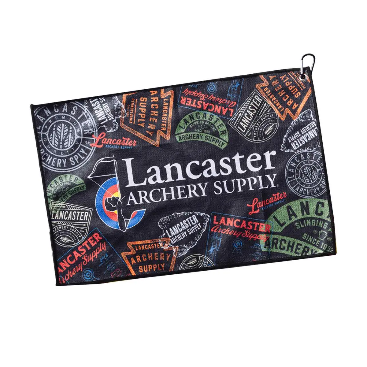 Lancaster Archery Logo Loop Range Towel 1