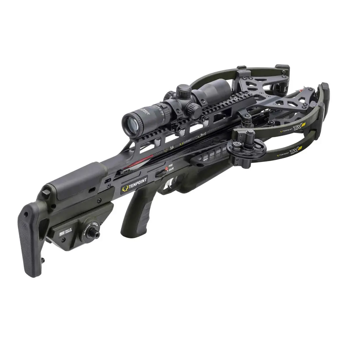 Tenpoint Tx28 Moss Green Crossbow Package W/Rangemaster 100 1