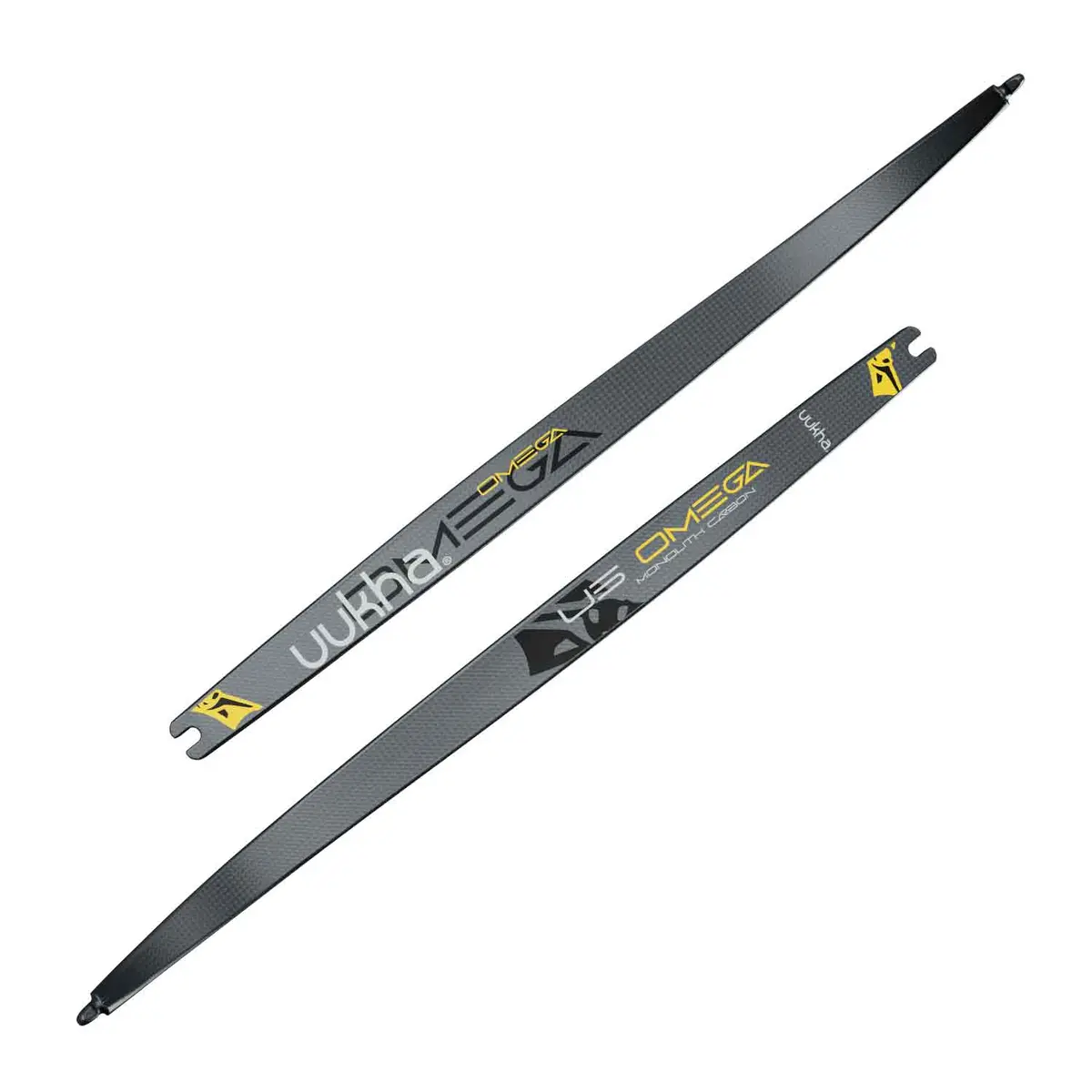 Uukha Omega U5 Monolith Carbon S-Curve Ilf Recurve Limbs-66-38Lb (Open Box X1045942) 1