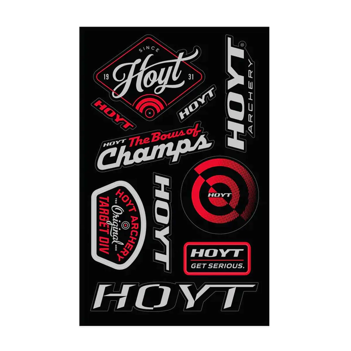 Hoyt Bows Of Champs Sticker Sheet 1