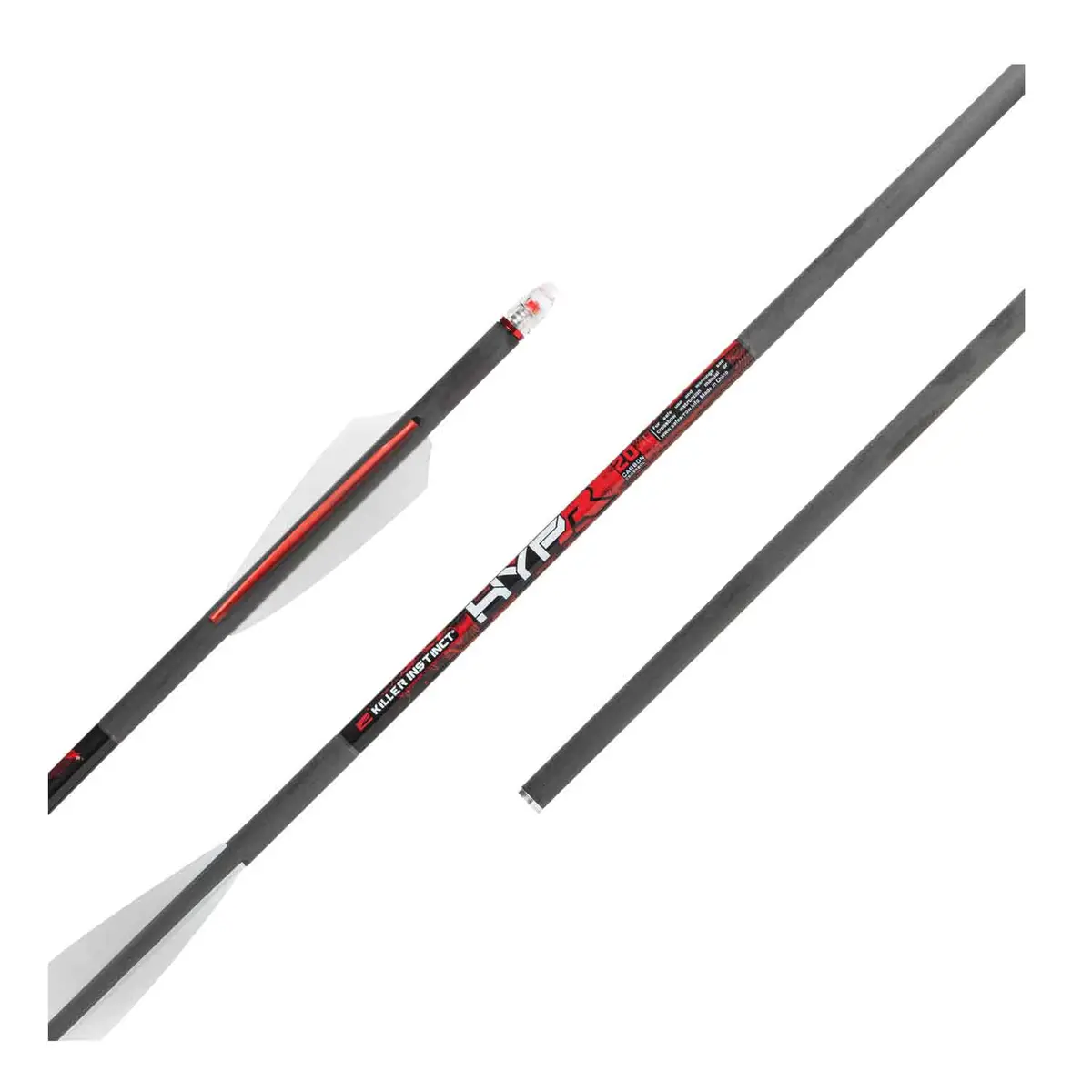 Killer Instinct Hypr-V 20" Lighted Crossbow Bolts 1