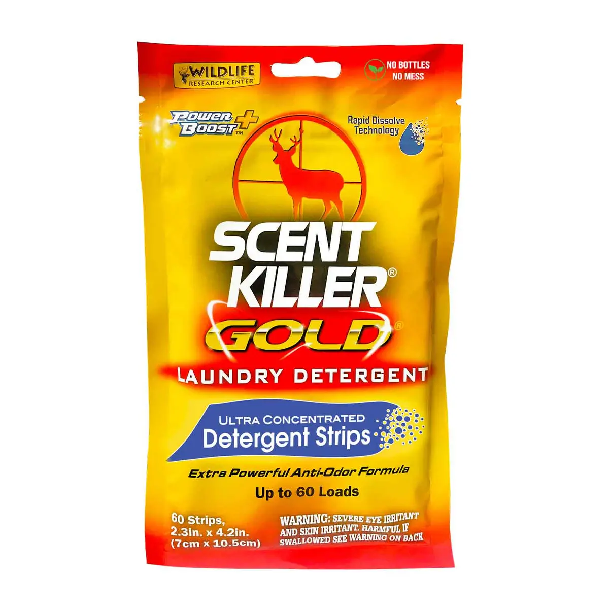 Wildlife Research Scent Killer Gold Laundry Detergent Strips 1