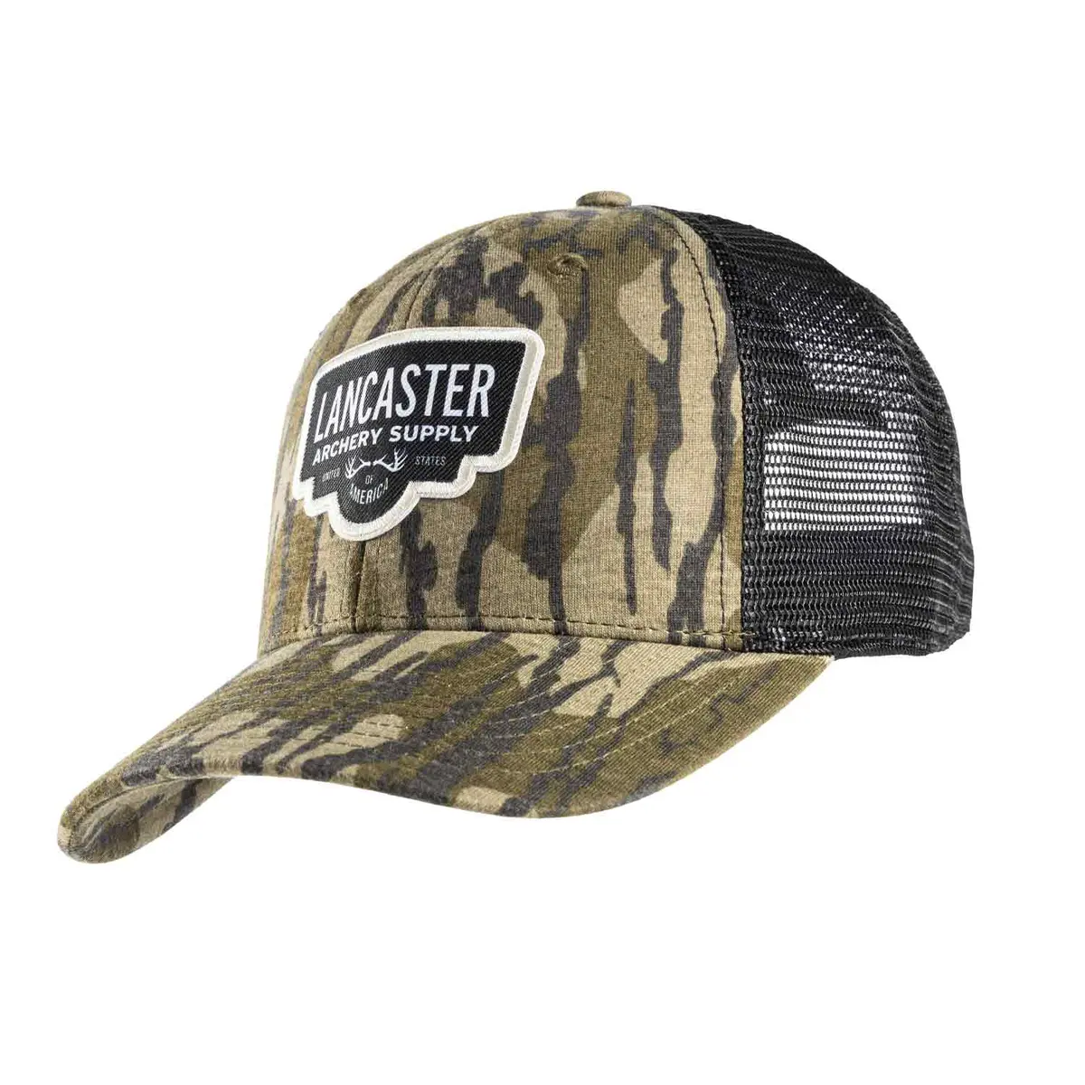 Las Mossy Oak Bottomlands Trucker Hat 1