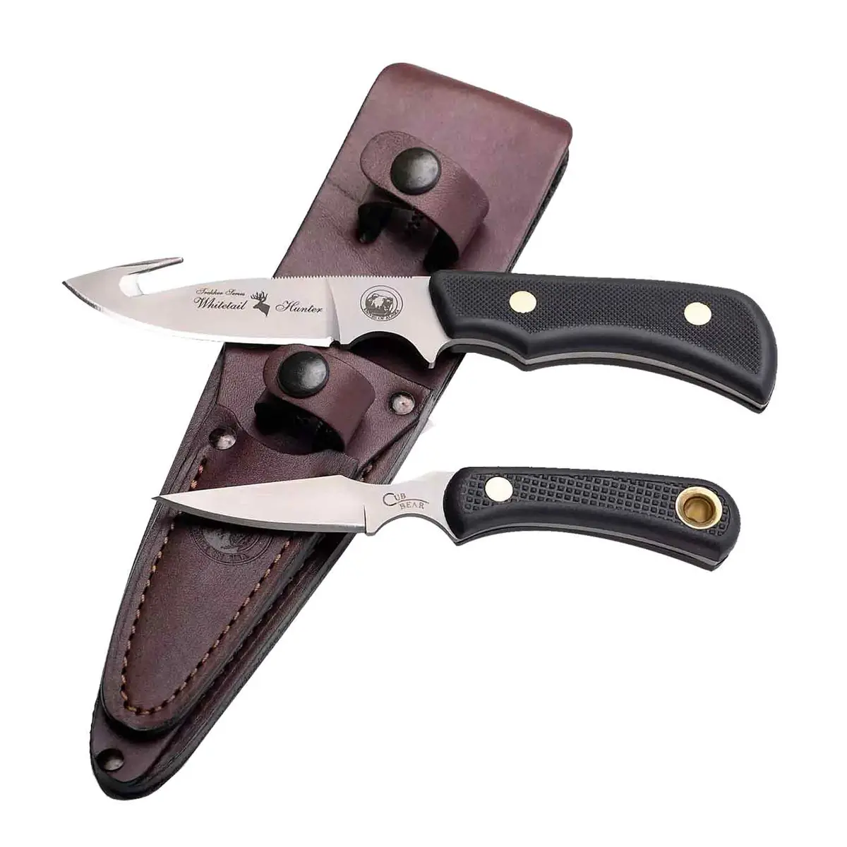 Knives Of Alaska Trekker Whitetail And Cub Bear Combo Knife Set 1