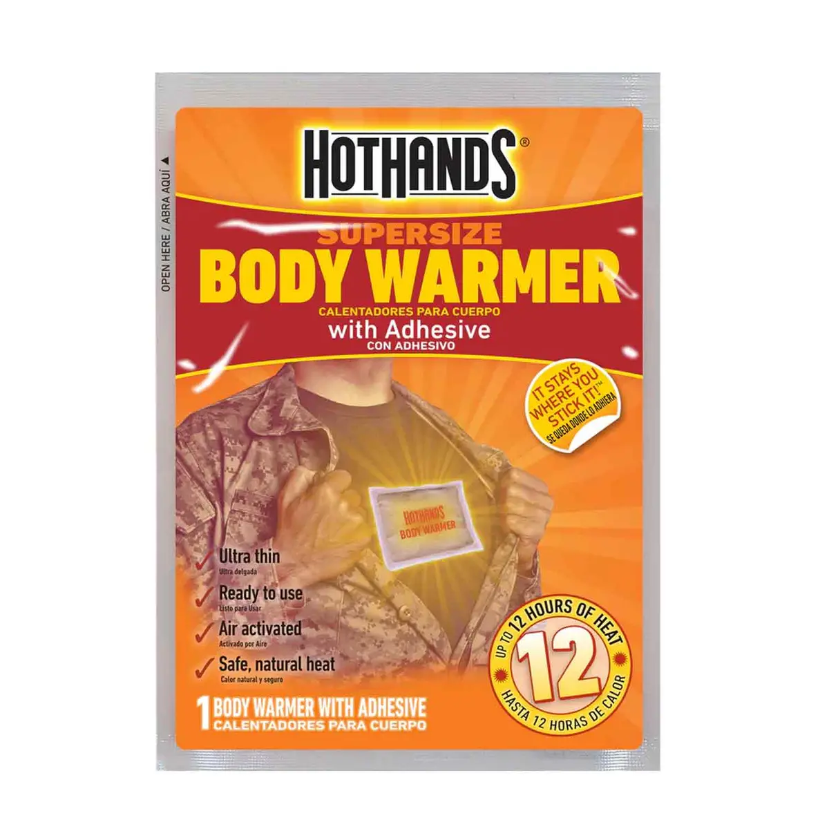 Hot Hands Adhesive Body Warmer 1