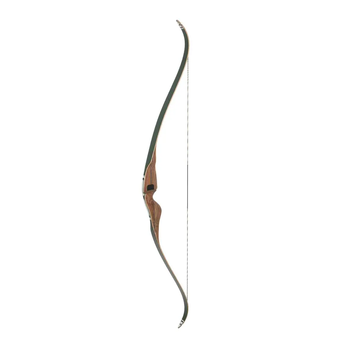 Bear Kodiak Hunter One-Piece Recurve Bow (Shedua/Green) 1