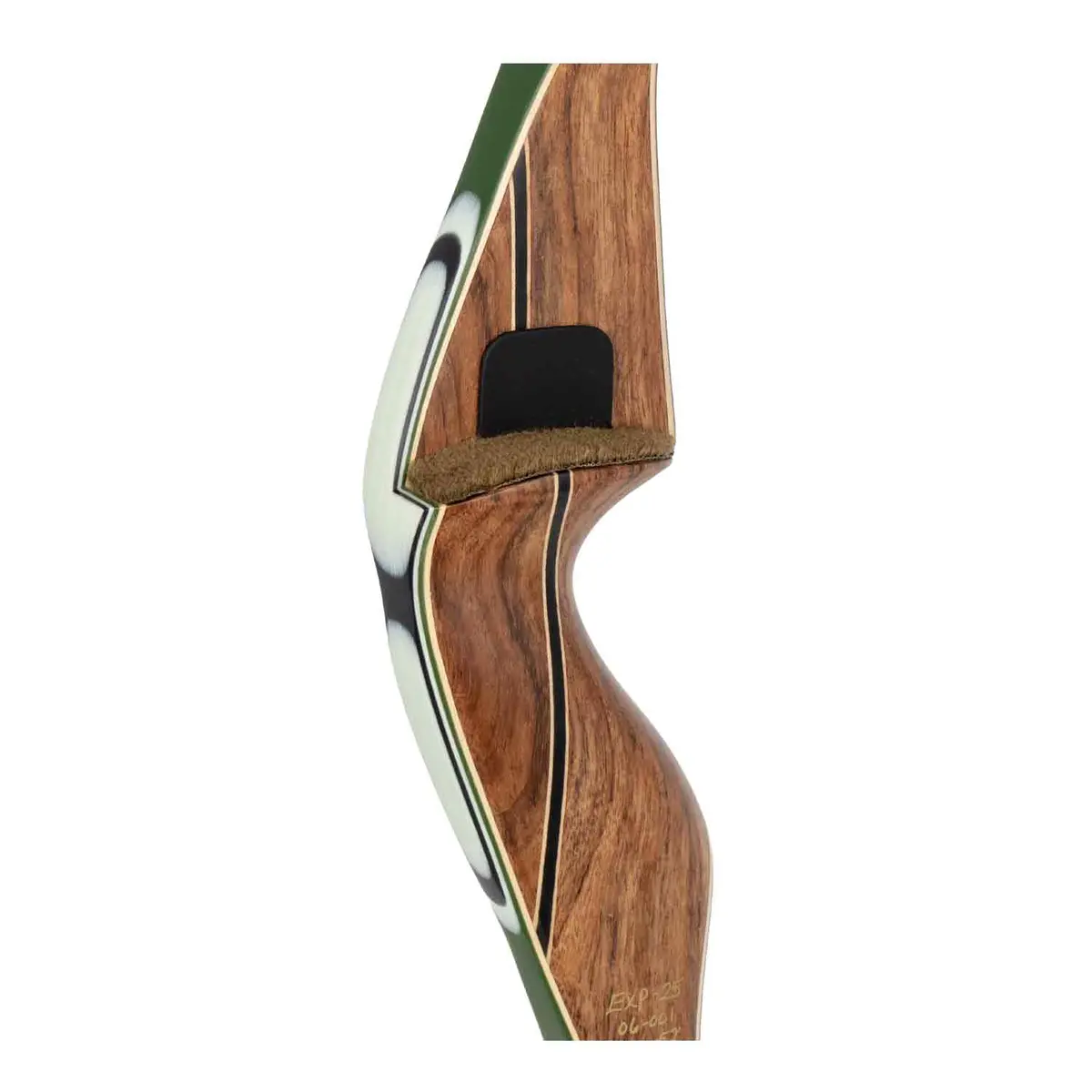 Bear Kodiak Magnum One-Piece Recurve Bow (Shedua/Green) 5