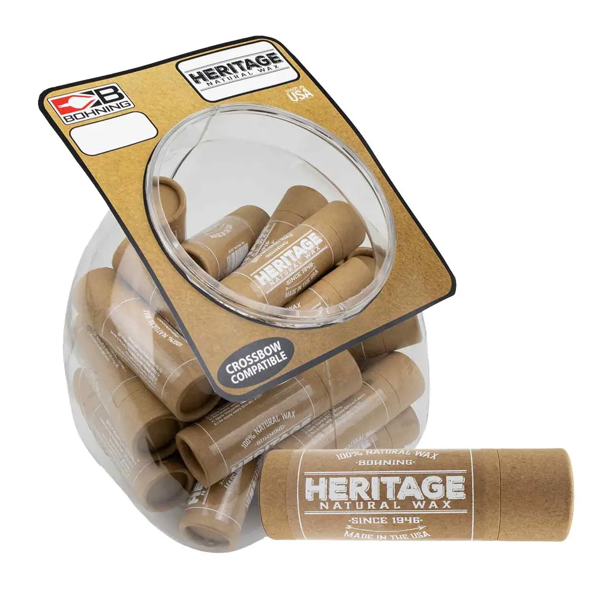 Bohning Heritage Natural Bowstring Wax Bowl 1