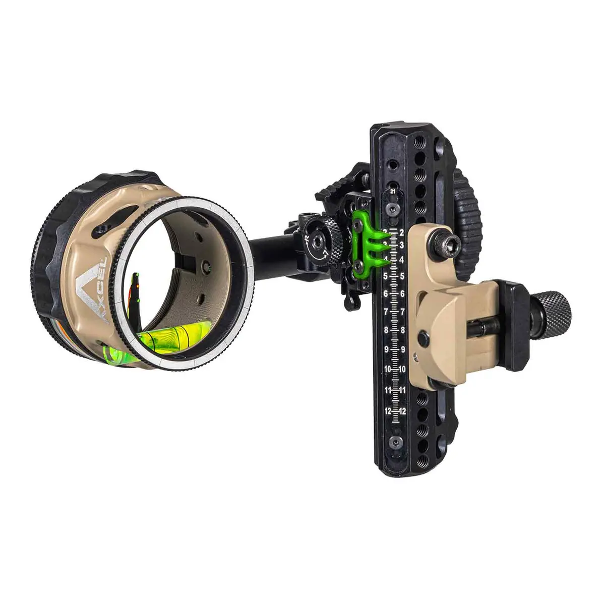 Axcel Driver Plus Picatinny-Mounted Archery Sight Featuring AVX-41 Triple Threat Technology and .019 Pin Diameter