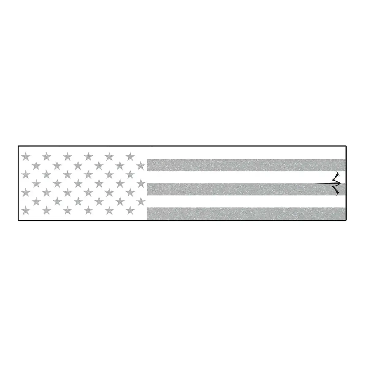 White Water Archery White Usa Reflective Arrow Wraps 1