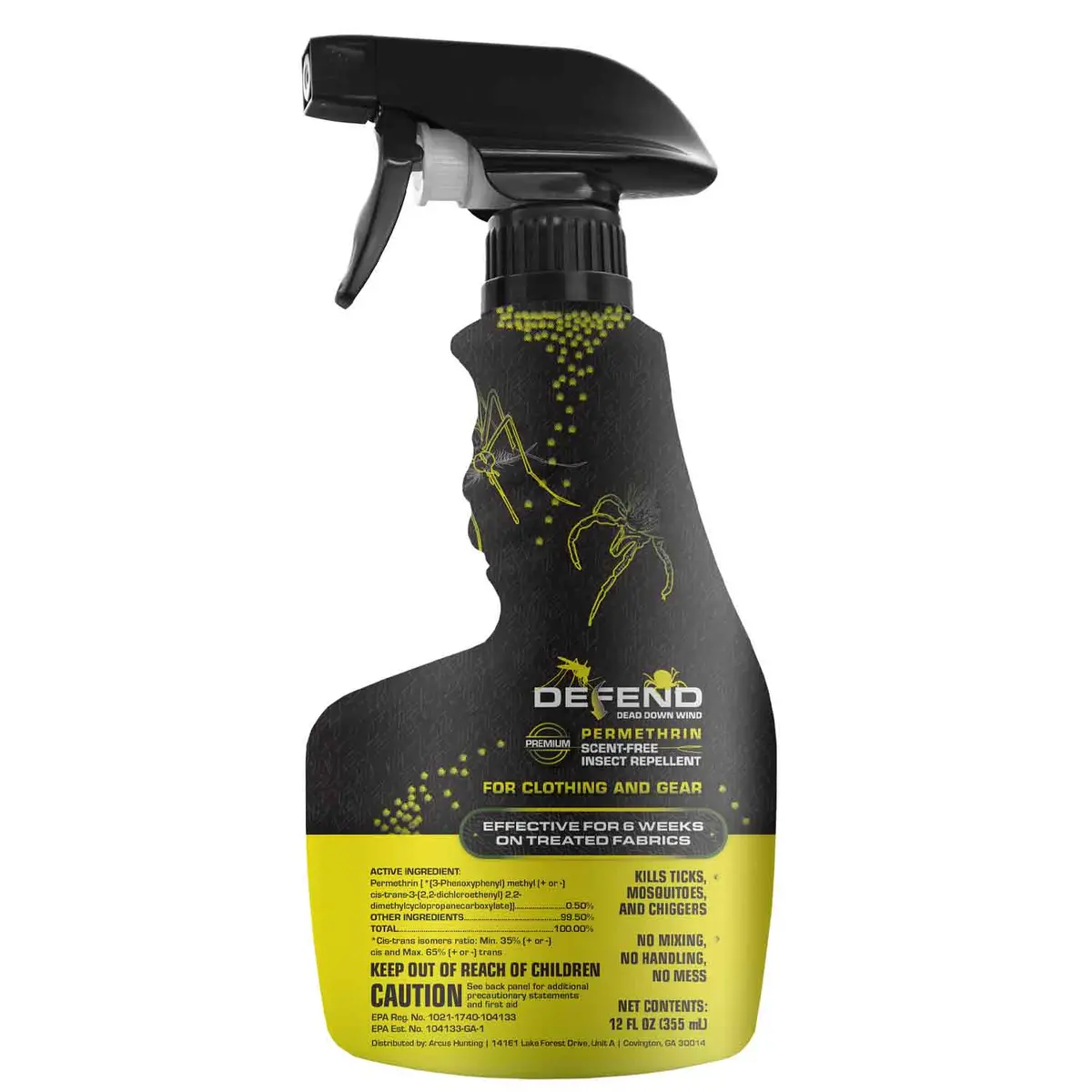 Defend Permethrin Insect Defense Clothing Spray 12Oz 1
