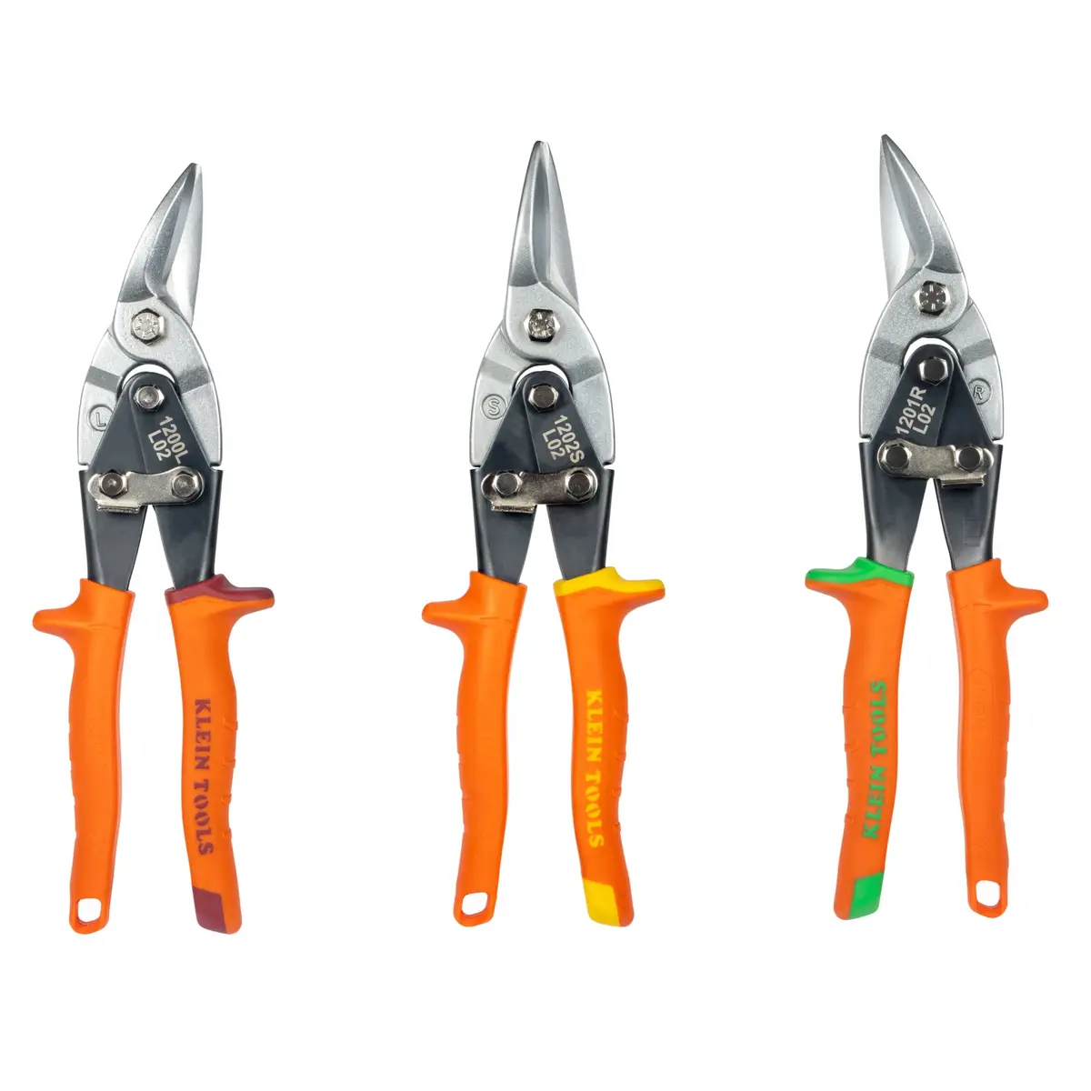 Klein Tools 120Avskit Aviation Snips, Forged Steel Blade, Left, Right, Straight, 3-Pack 1