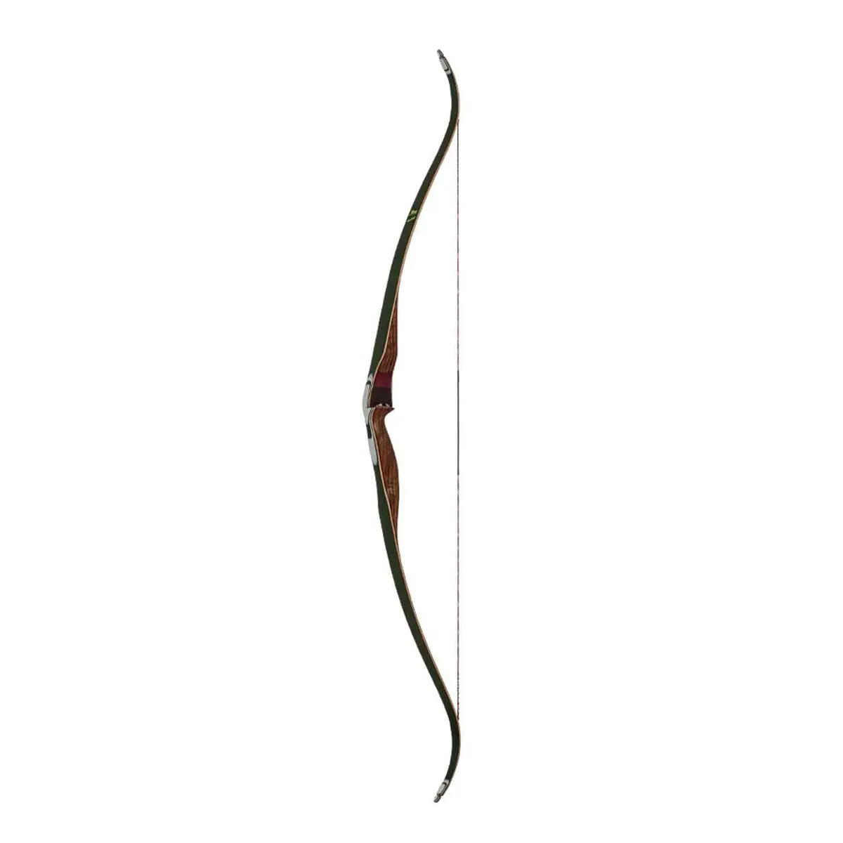 Bear Kodiak One-Piece Recurve Bow (Shedua/Purple Heart/Green Glass) 4