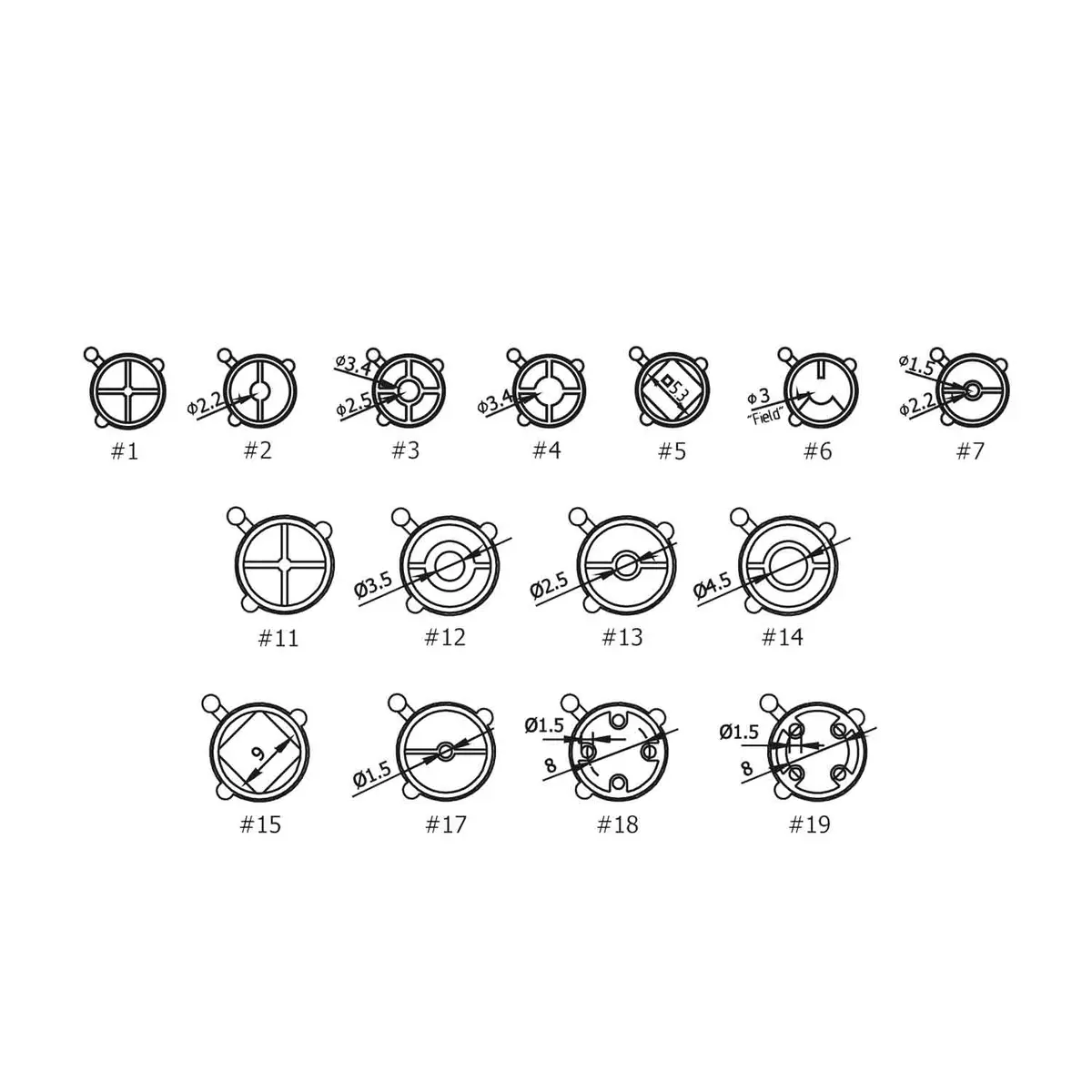 Beiter Sight Tunnel Inserts 1