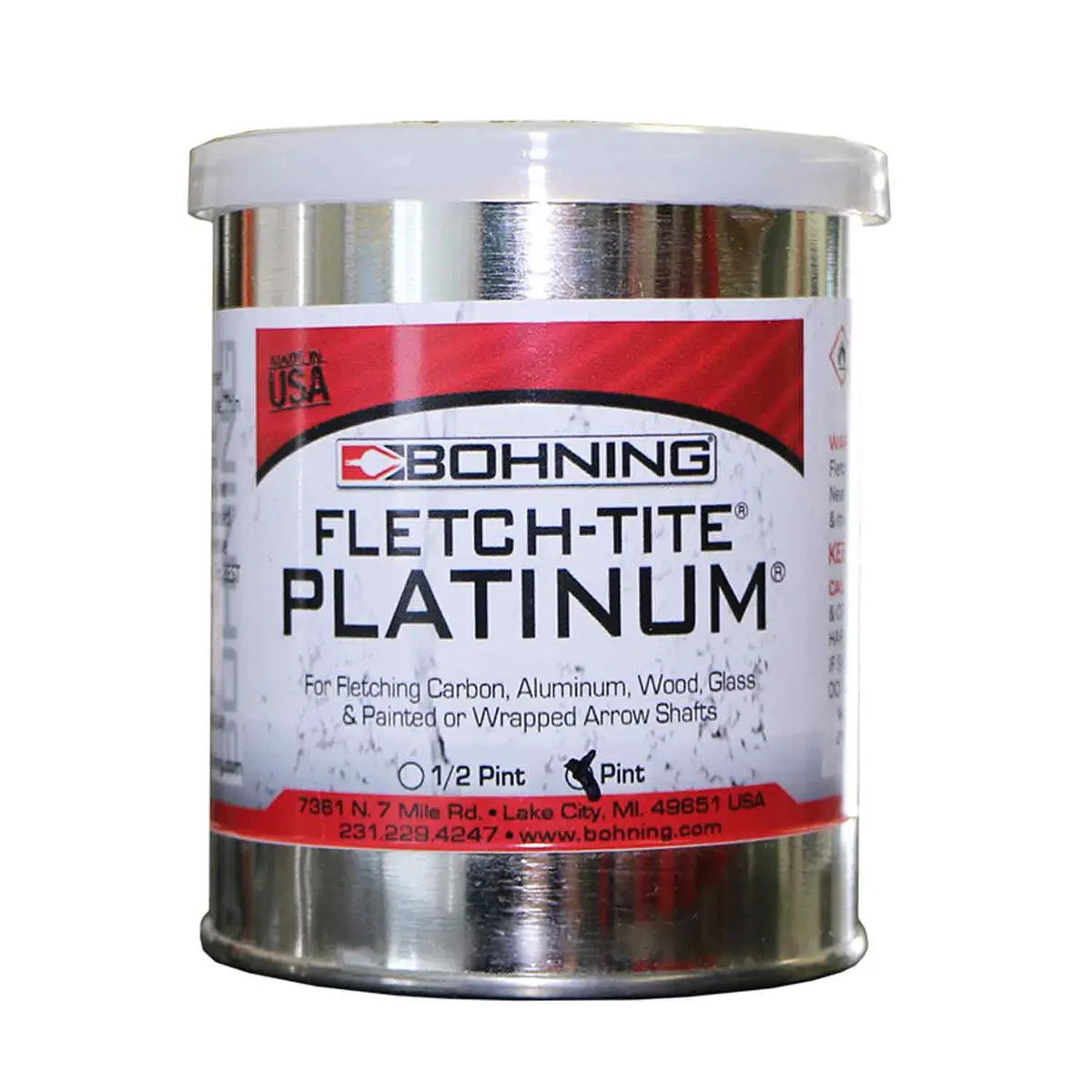 Bohning Fletch-Tite Platinum Glue (Pint Can) 1
