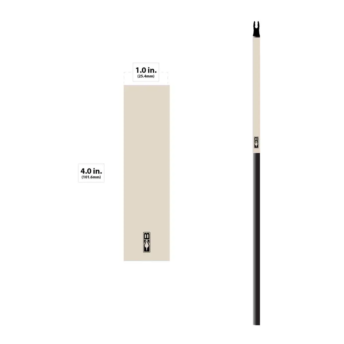 Bohning Solid Color Wrap 4" (Small 17/64) 12