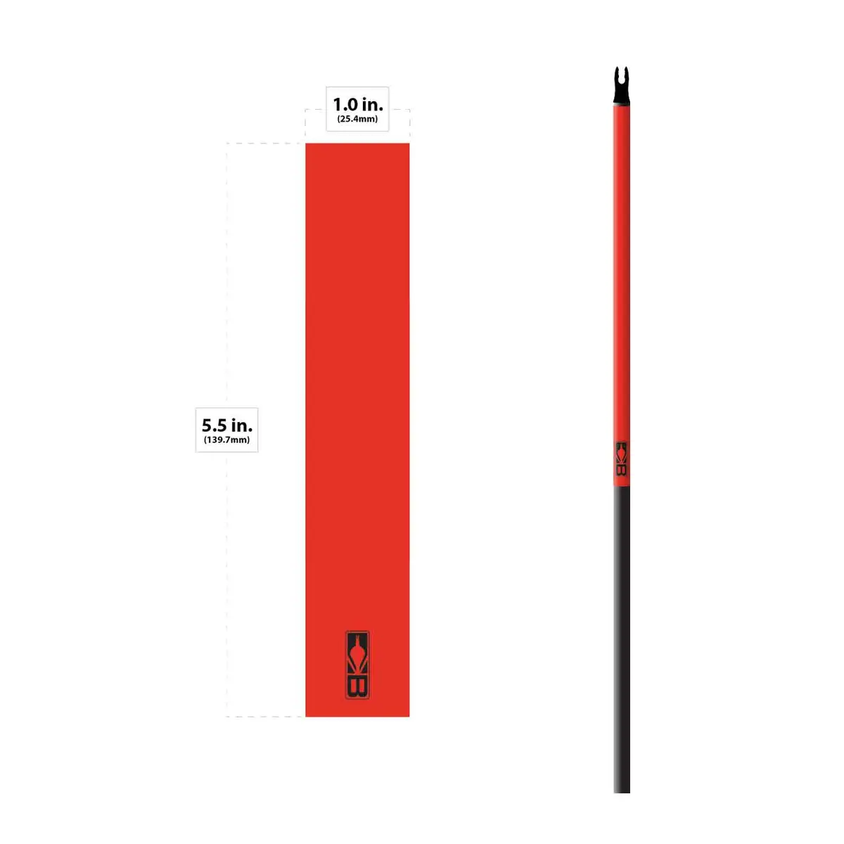 Bohning Solid Color Arrow Wraps 5.5" (Small 17/64) 5