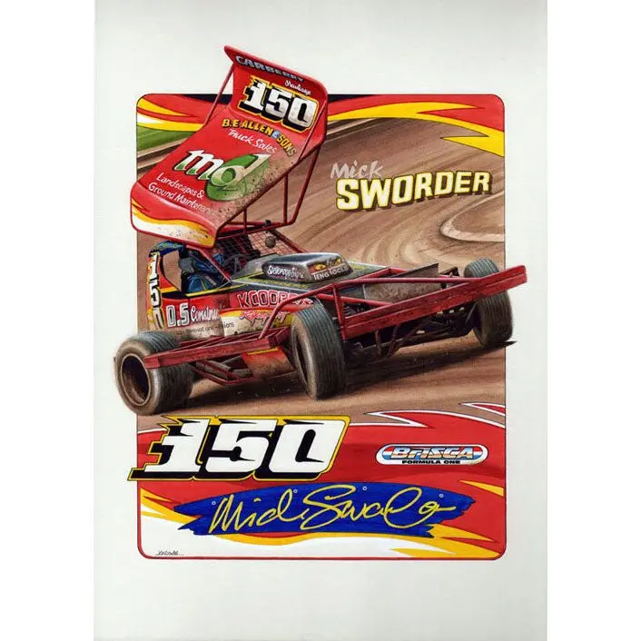 Brisca F1 #150 Mick Sworder Serious Print 1