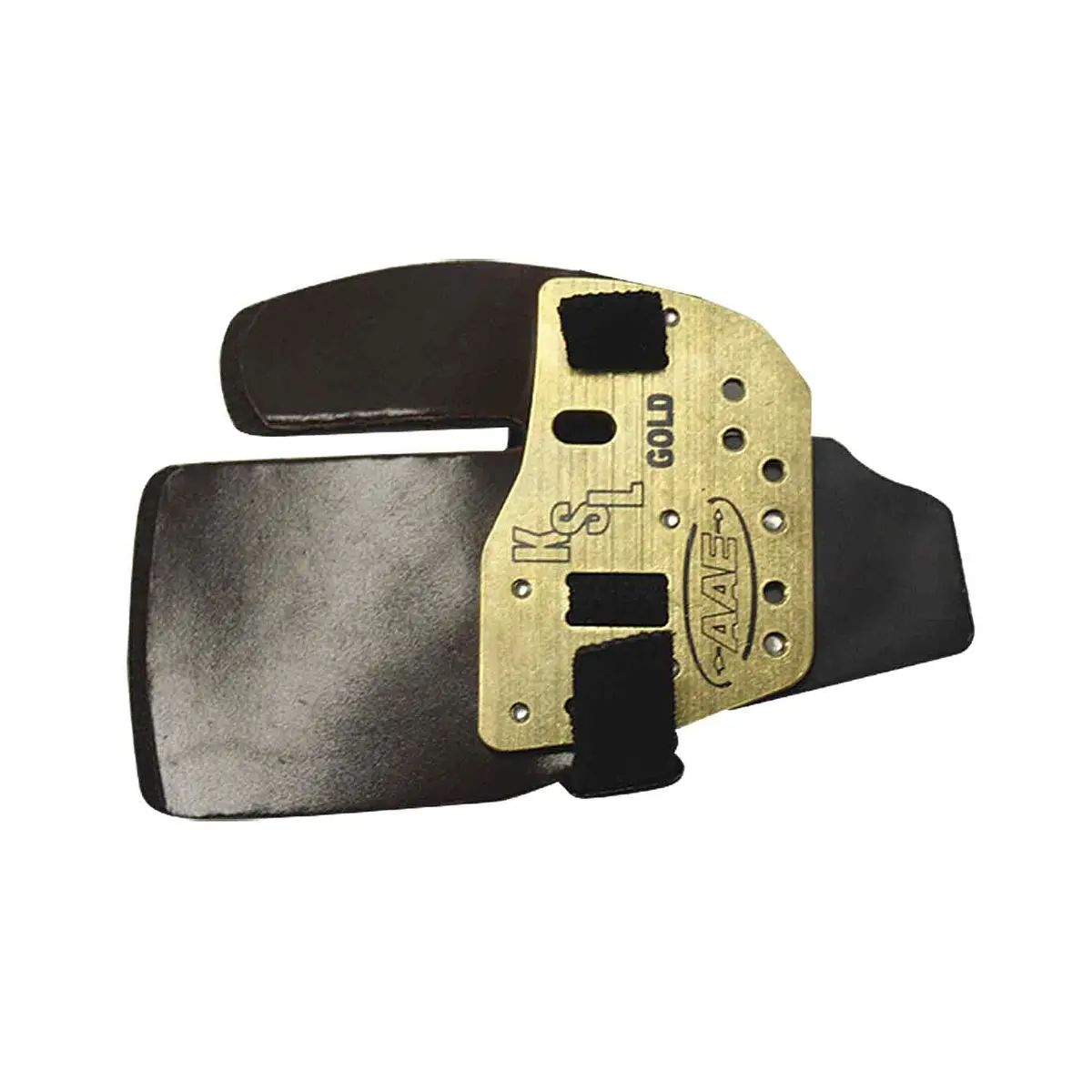Aae Ksl Gold Finger Tab (Brass W/ Super Leather Face) 1