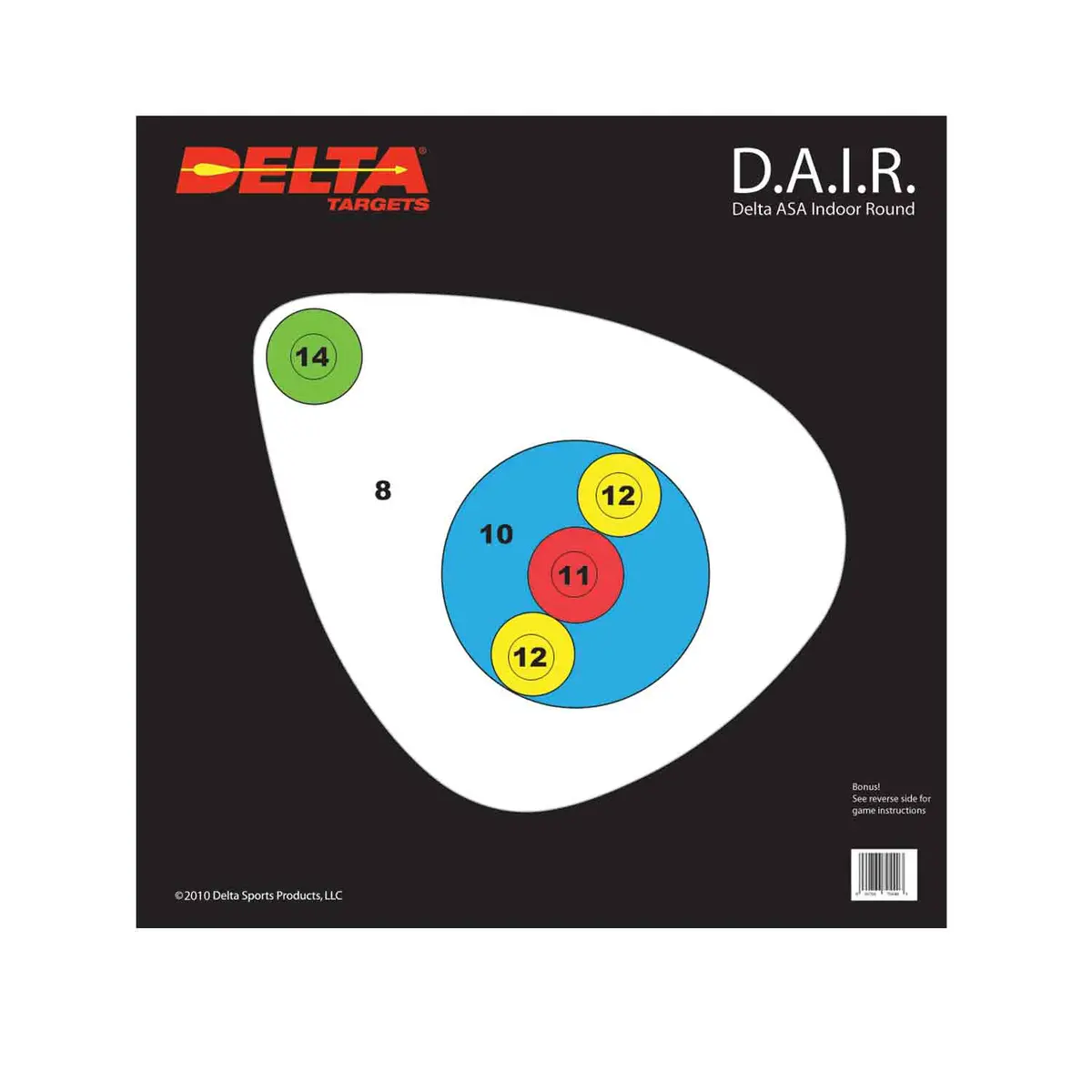 Delta Mckenzie Asa Indoor 3D Paper Target Face 1