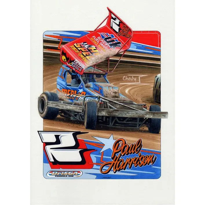 Brisca F1 #2 Paul Harrison Serious Print 1