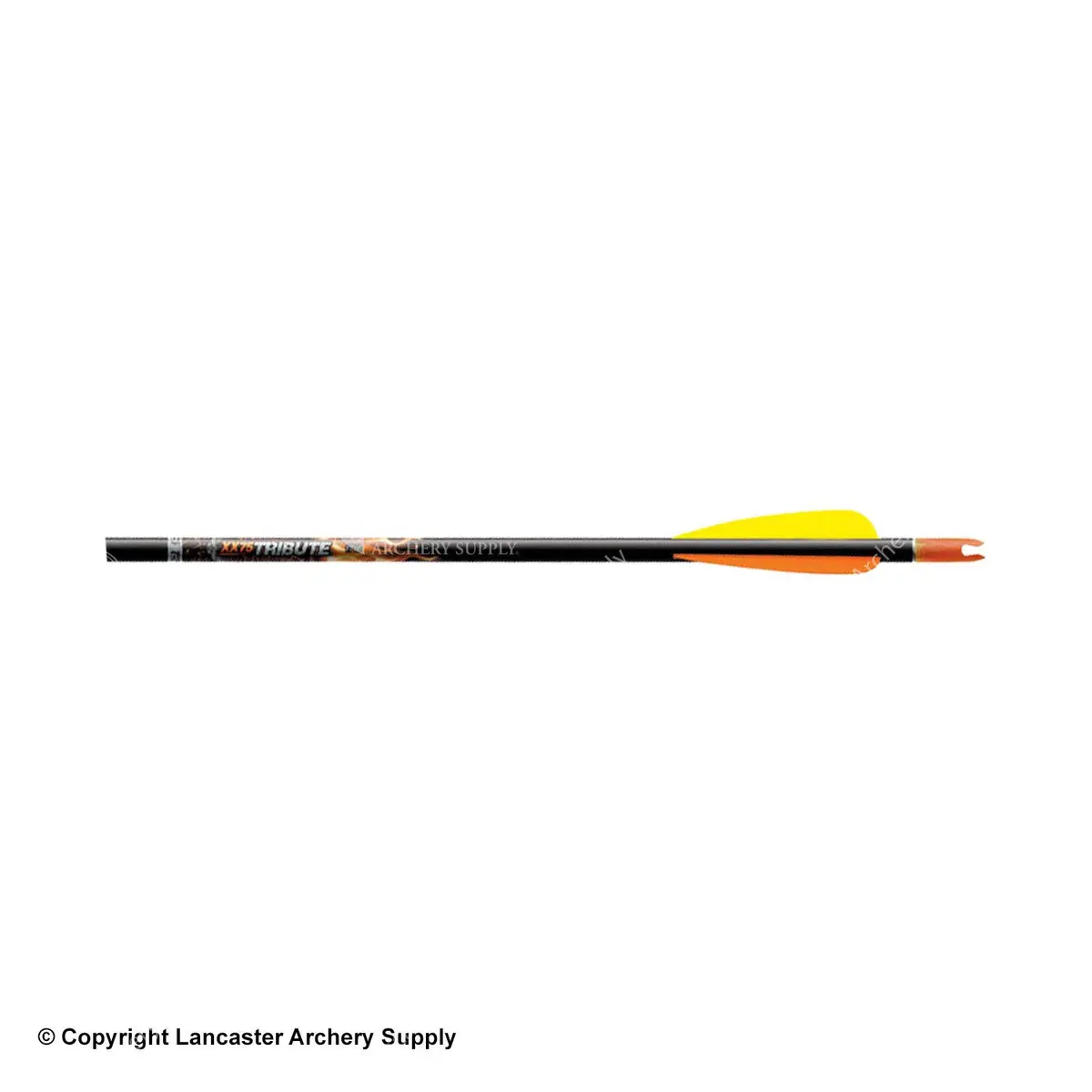 Easton Tribute Fletched Arrow W/ 3" Vanes 1