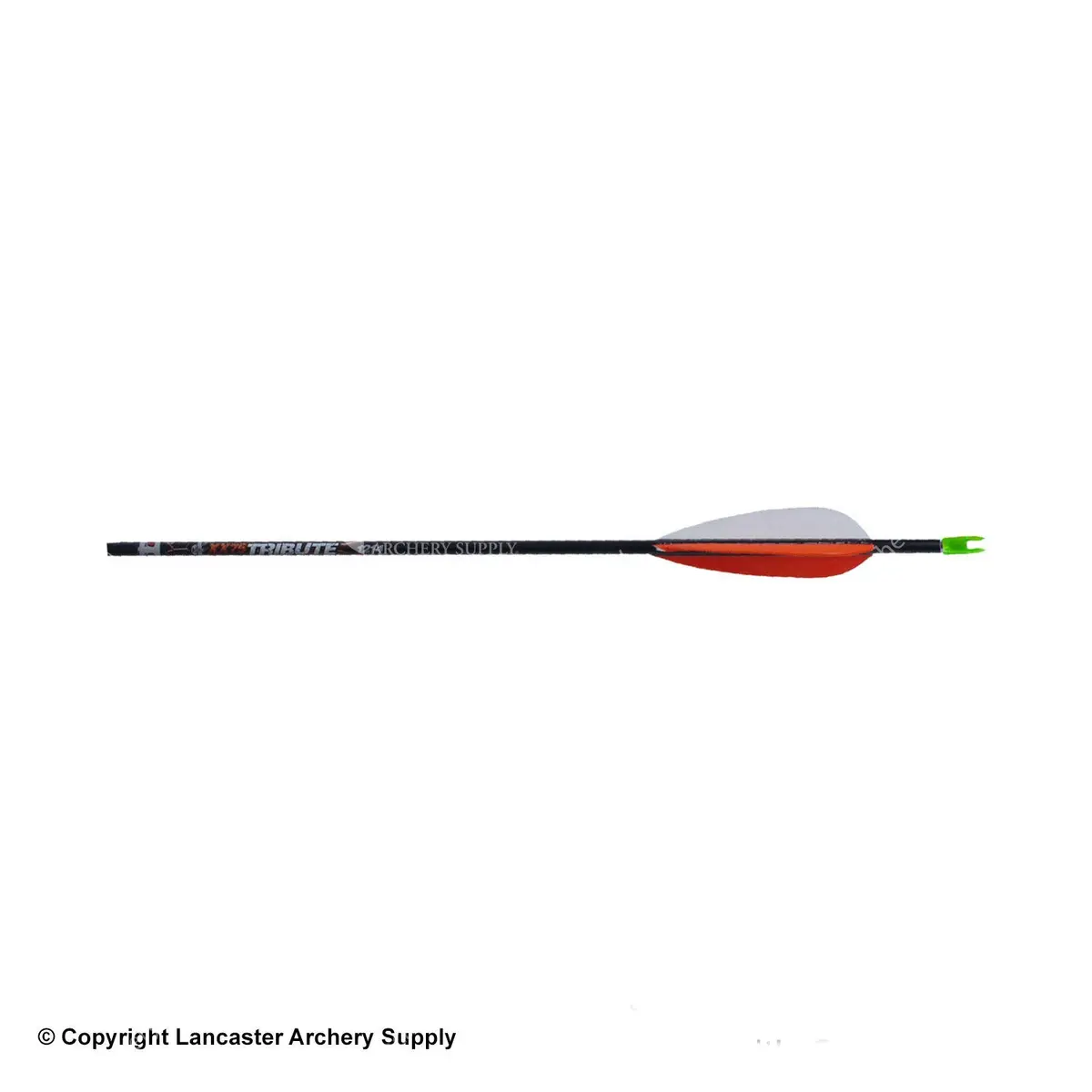 Easton Tribute Fletched Arrow W/ 3" Feathers 1