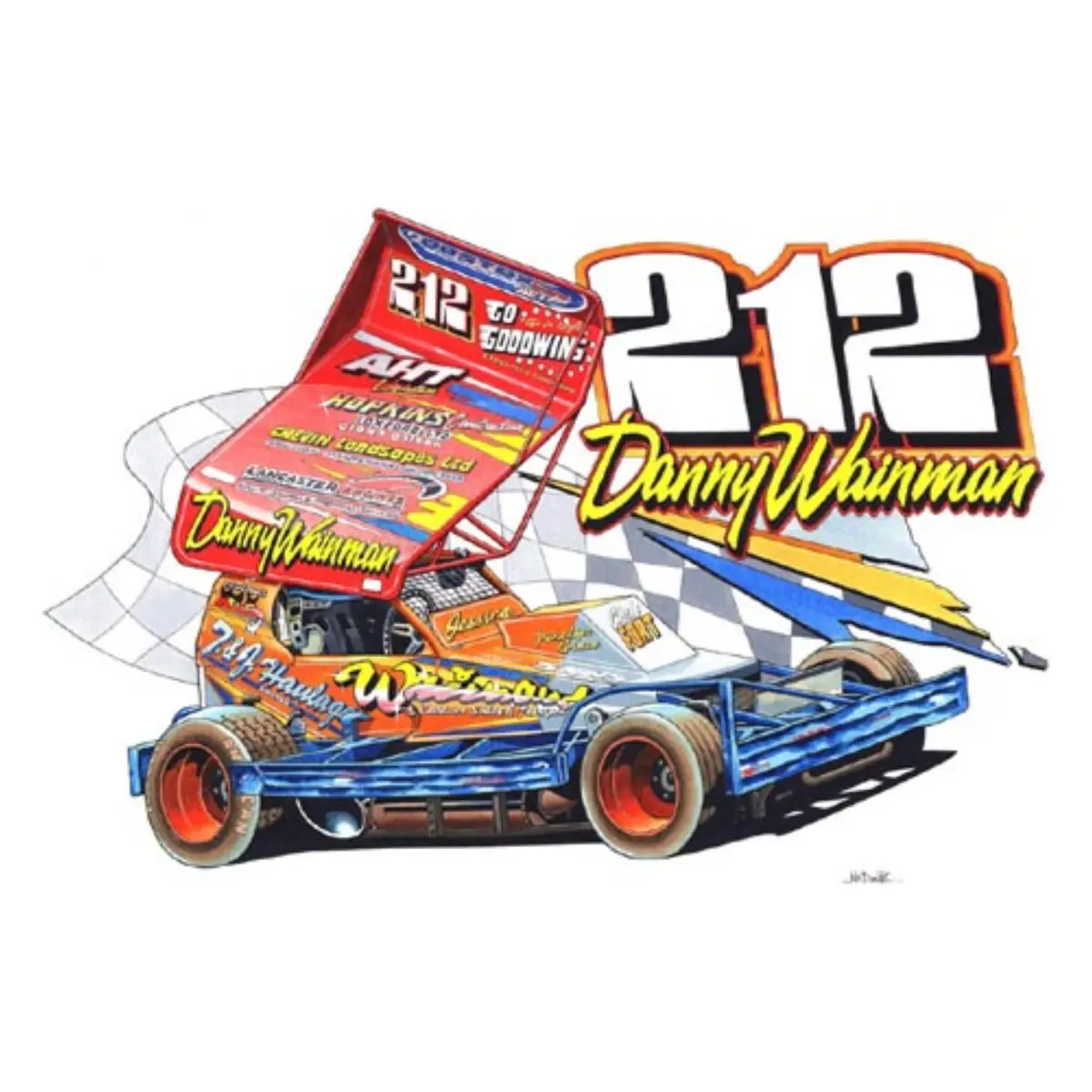 Brisca F1 Sticker #212 Danny Wainman 1