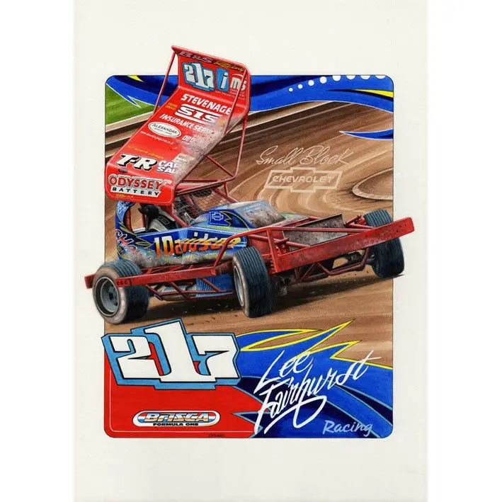 Brisca F1 #217 Lee Fairhurst Serious Print 1