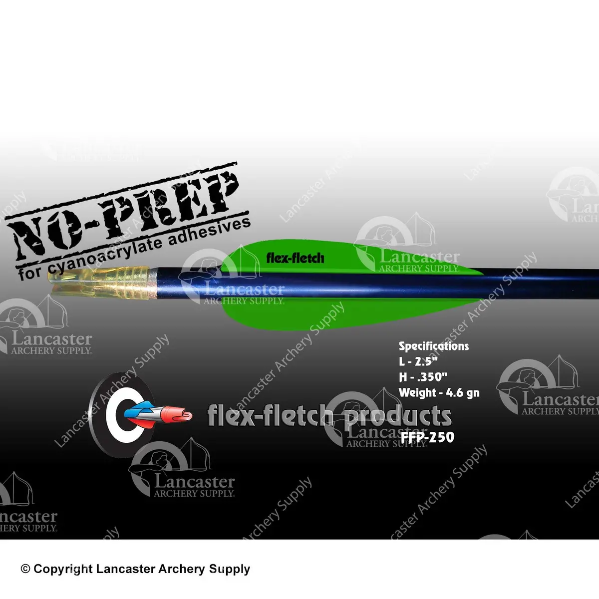 Flex-Fletch Ffp-250 No-Prep Vanes 1