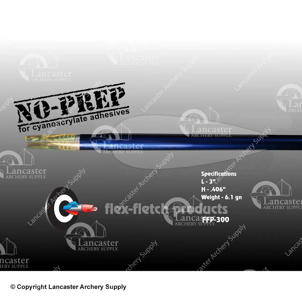 Flex-Fletch FFP-300 No-Prep Arrow Vanes