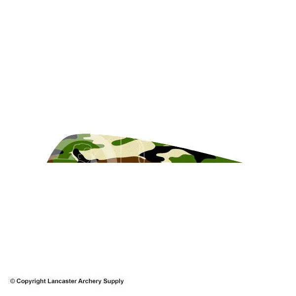 Gateway 4" Parabolic Camo Printz Feather 1