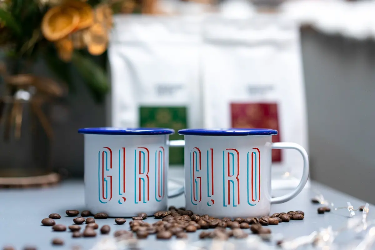 G!Ro Glitch Enamel Mug 1