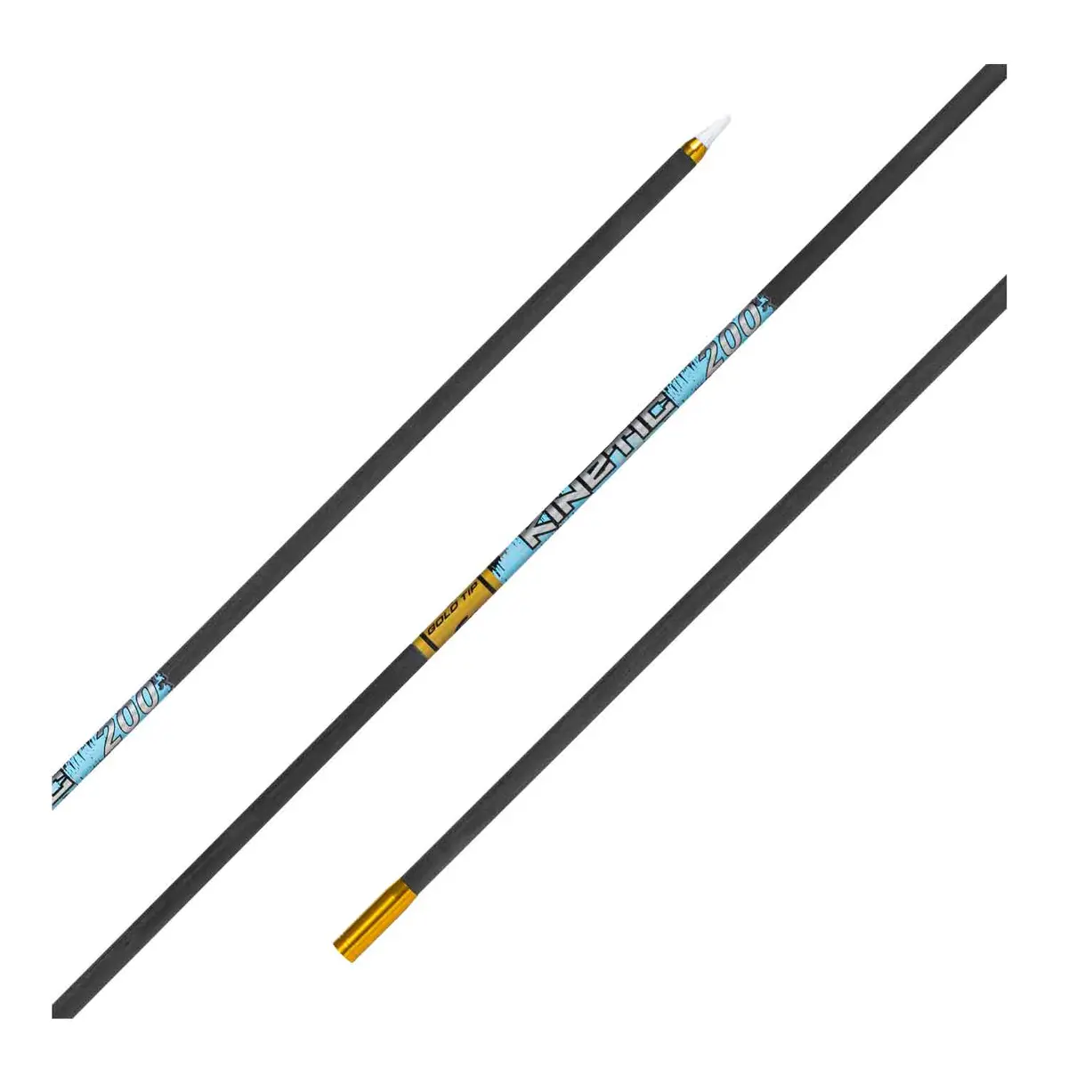 Gold Tip Kinetic Kaos 200 Spine Shafts .0025" 2015 (6Pk)  (Open Box X1046365) 1
