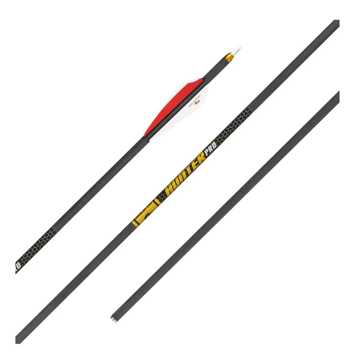 Gold Tip Hunter Pro 90° 4 Fletched Arrows 1