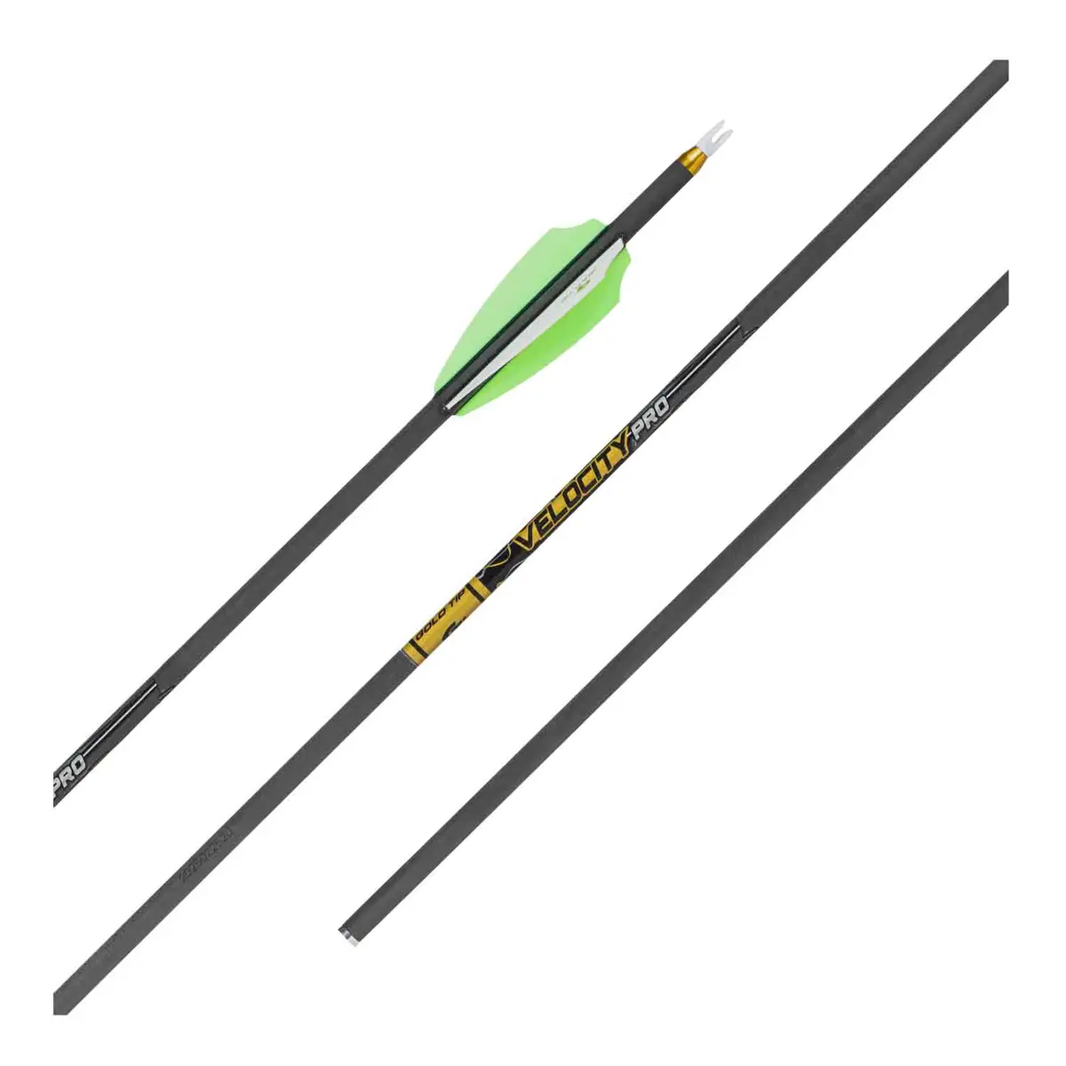 Gold Tip Velocity Pro 90° 4 Fletched Arrows 1
