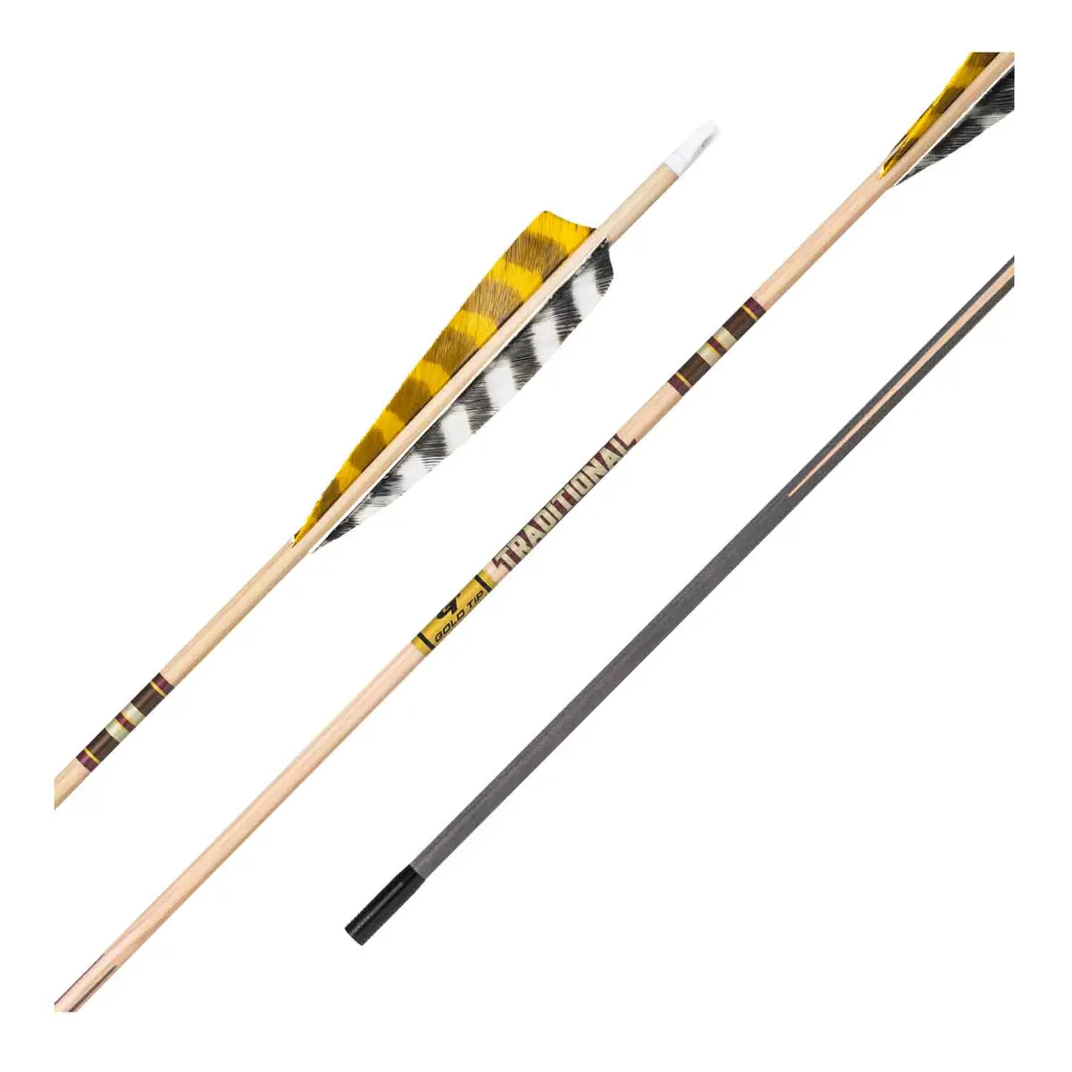 Gold Tip Traditional Classic Xt Feather Fletched Arrows 1