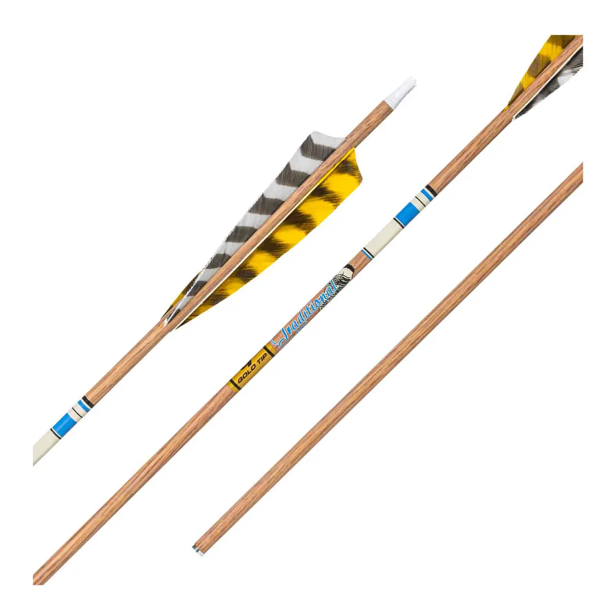 Gold Tip Traditional Xt Feather Fletched Arrows 1