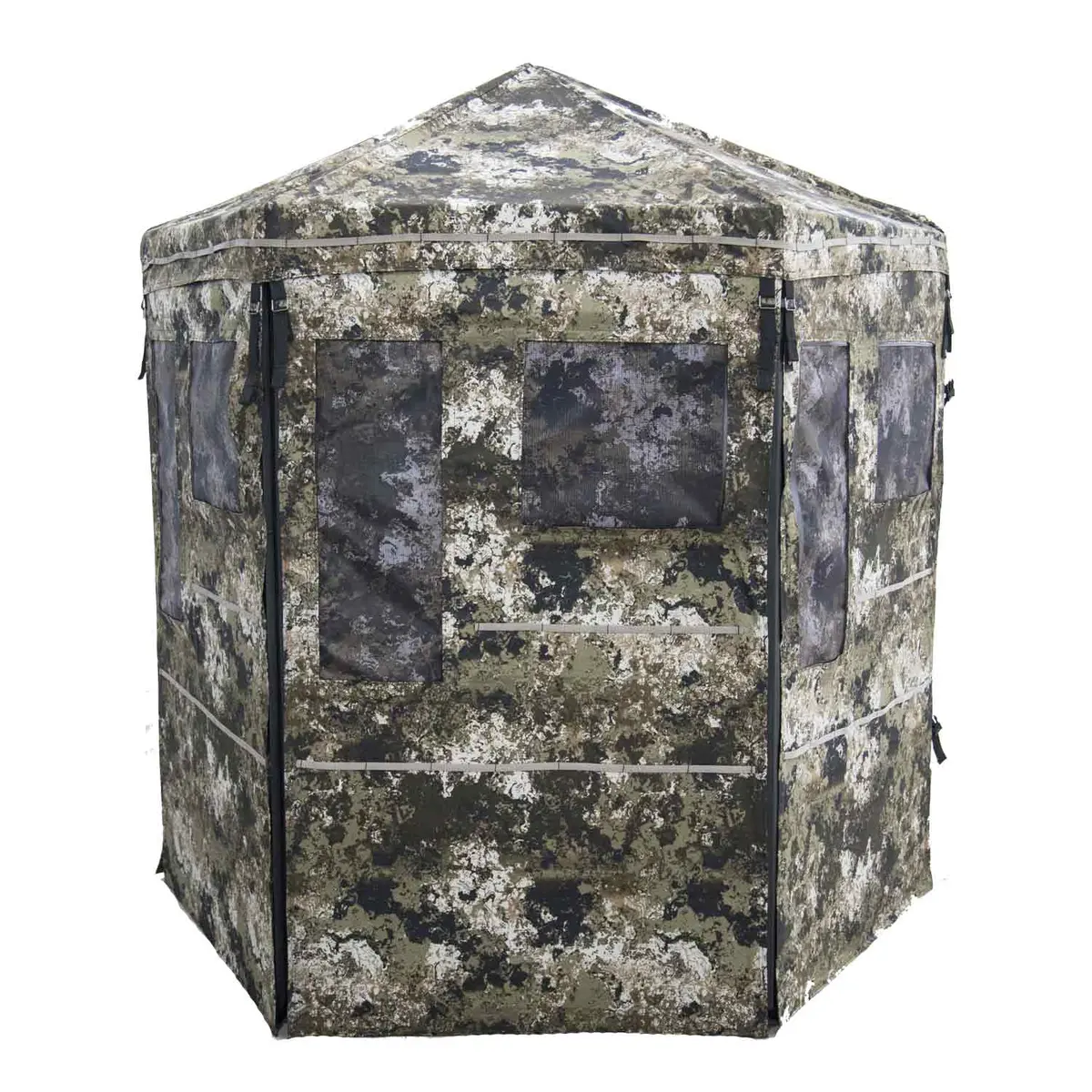 Hawk Warrior Hard Side Panel Blind With Shadow Mesh Technology 1