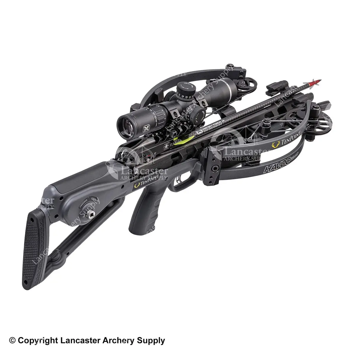 Tenpoint Havoc Rs440 Elite Crossbow Package W/ Acuslide (Graphite Grey) 1