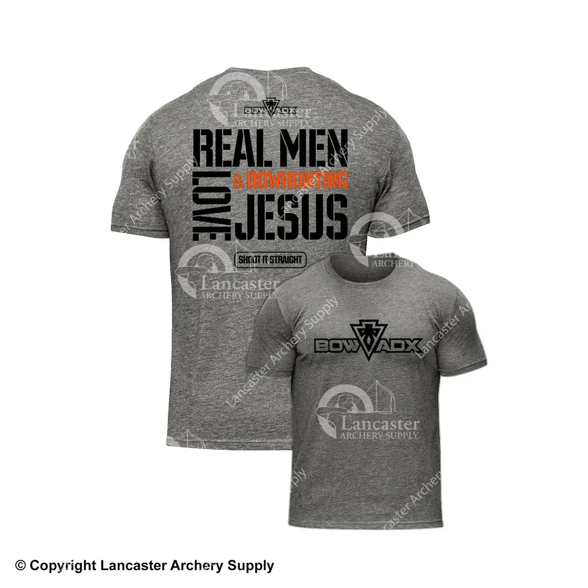 Bowadx Real Men Love Jesus And Bowhunting T-Shirt 1
