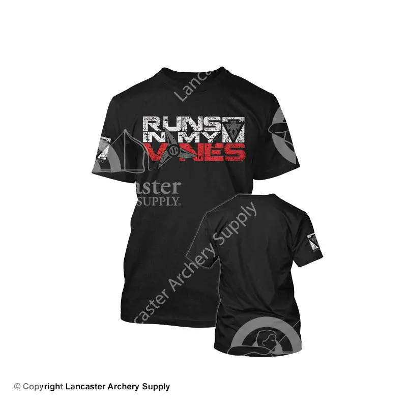 Bowadx Runs In My Vanes T-Shirt 1