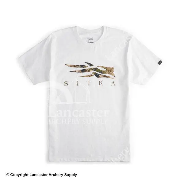 Sitka Gear Core Ss White Tee (Elevated Ii Logo) 1