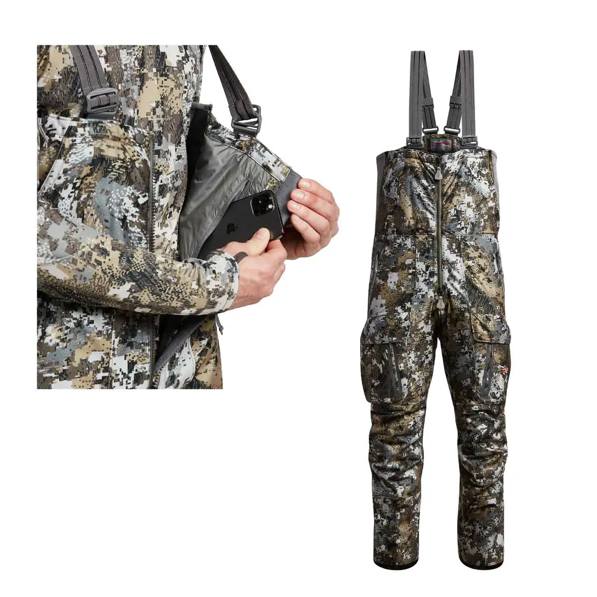 Sitka Gear Incinerator Aerolite Bib (Optifade Elevated Ii) 2