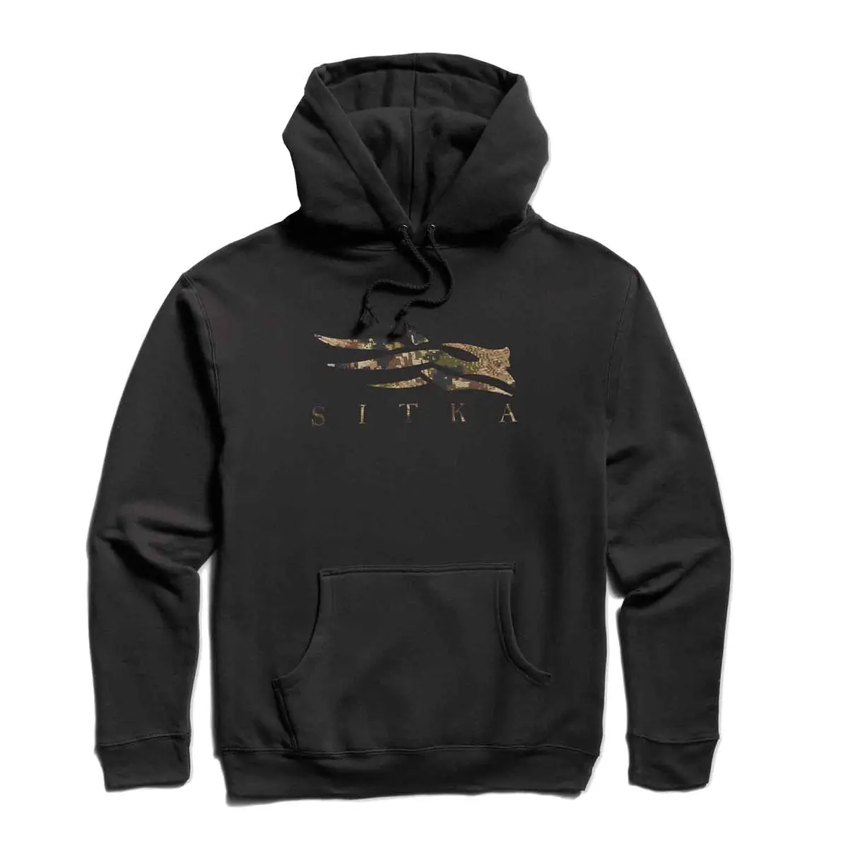 Sitka Gear Icon Optifade Pullover Hooded Sweatshirt (Black/Subalpine) 1