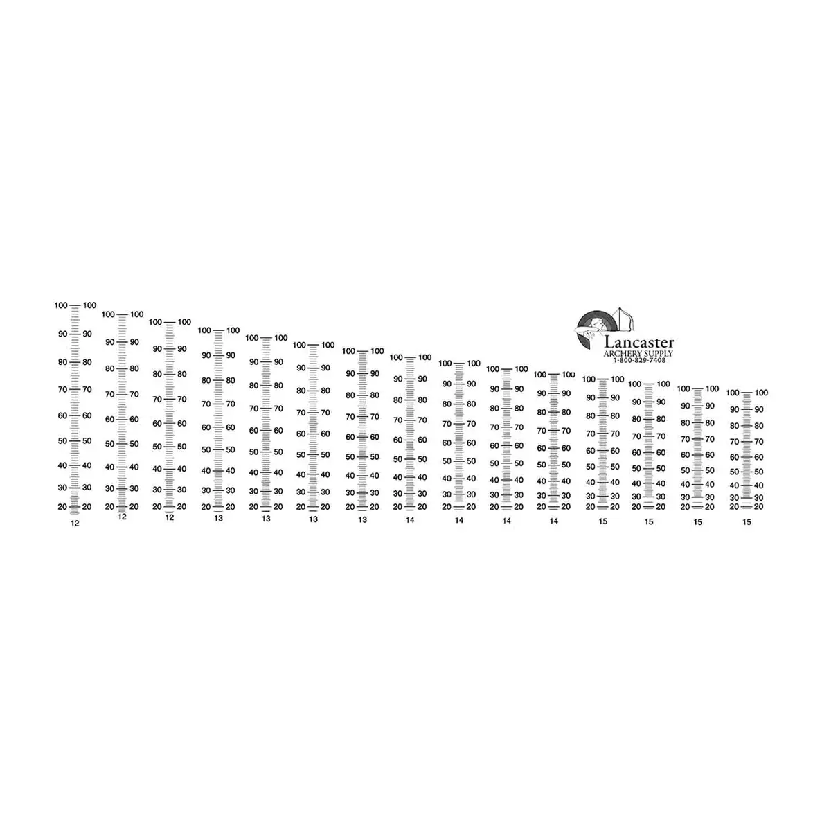 Las Calibrated Sight Scale (Recurve) 1