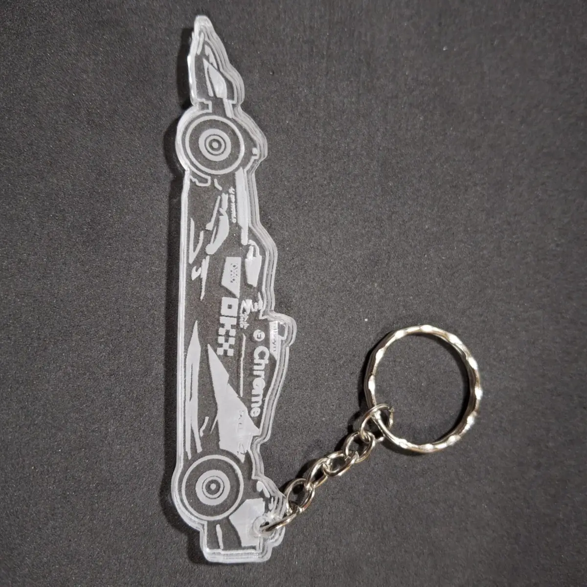 Lando Norris #4 2025 Mclaren Keyring 1